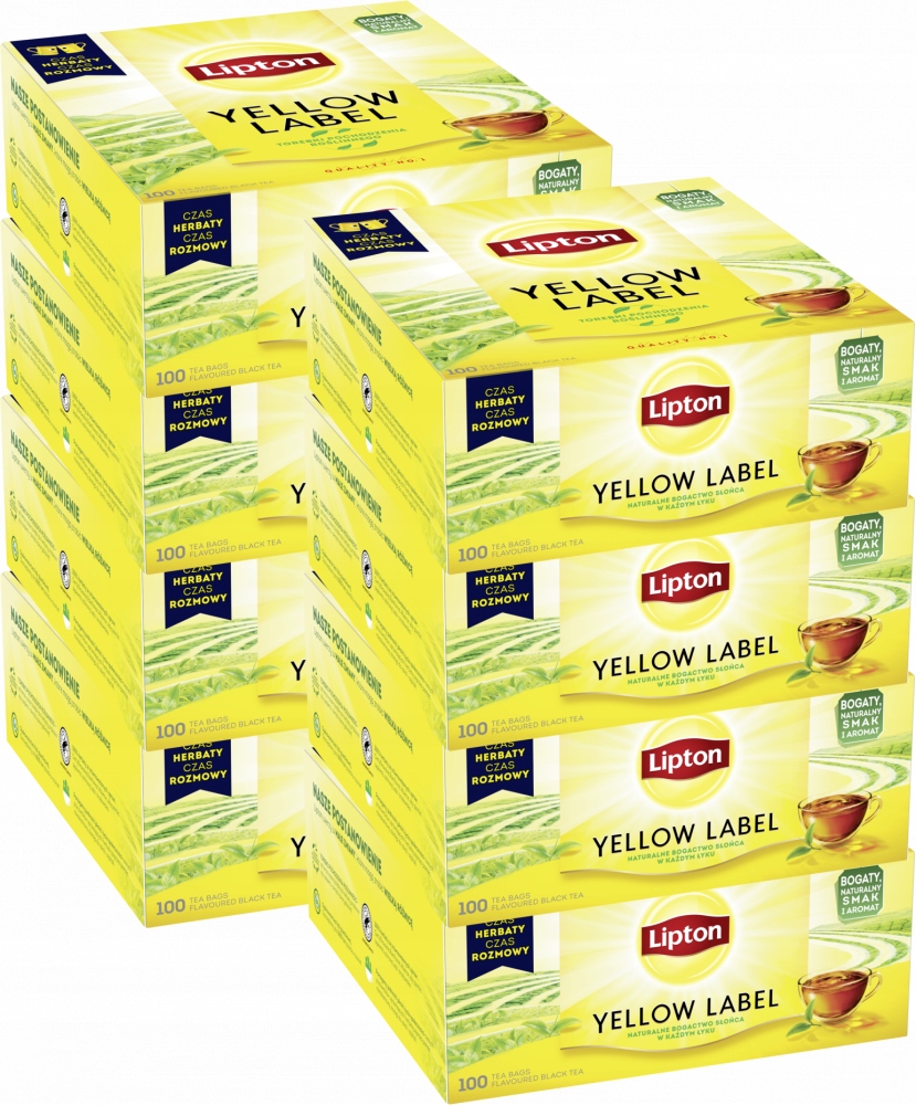 Lipton Yellow Label Herbata czarna 800torebek