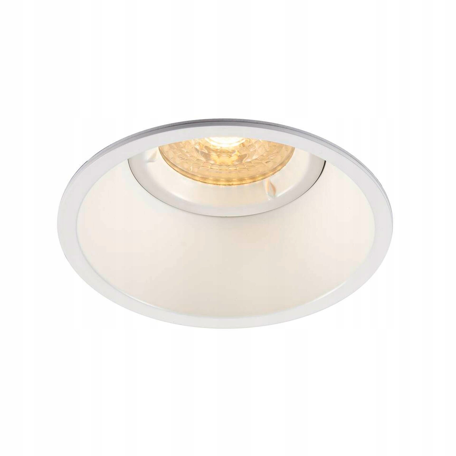 Vstavané bodové svietidlo Slv Horn-o GU10 biela matná hliník