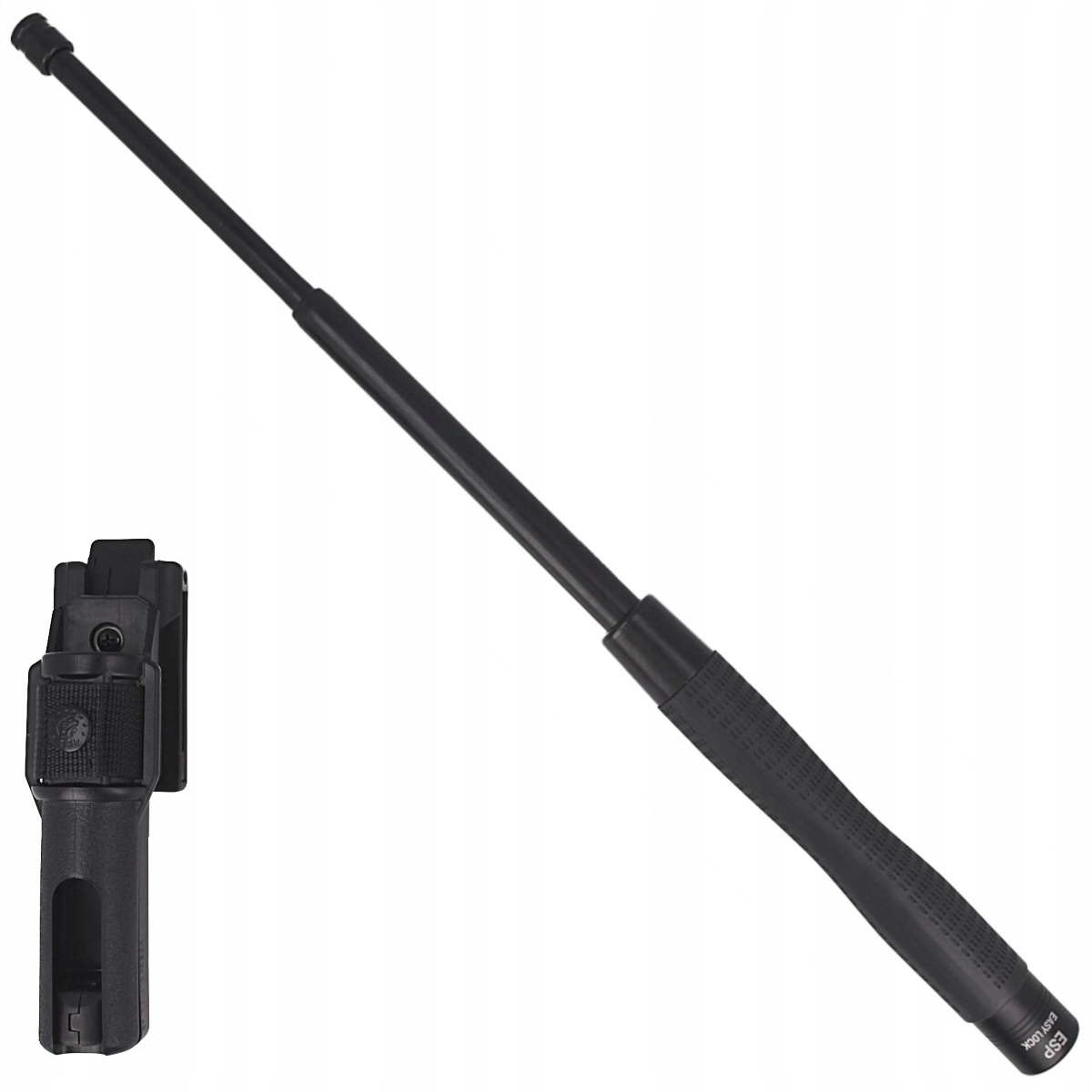 Pałka teleskopowa Esp Easy Lock 20" czarna hartowana czarna uchwyt BHT-55