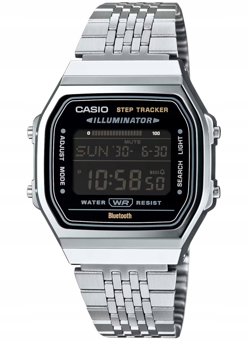 Kultovní hodinky Casio Vintage ABL-100WE retro smart bluetooth krokoměr
