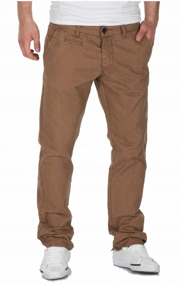 

Jack Jones Premium brązowe Chinosy regularne 32/30