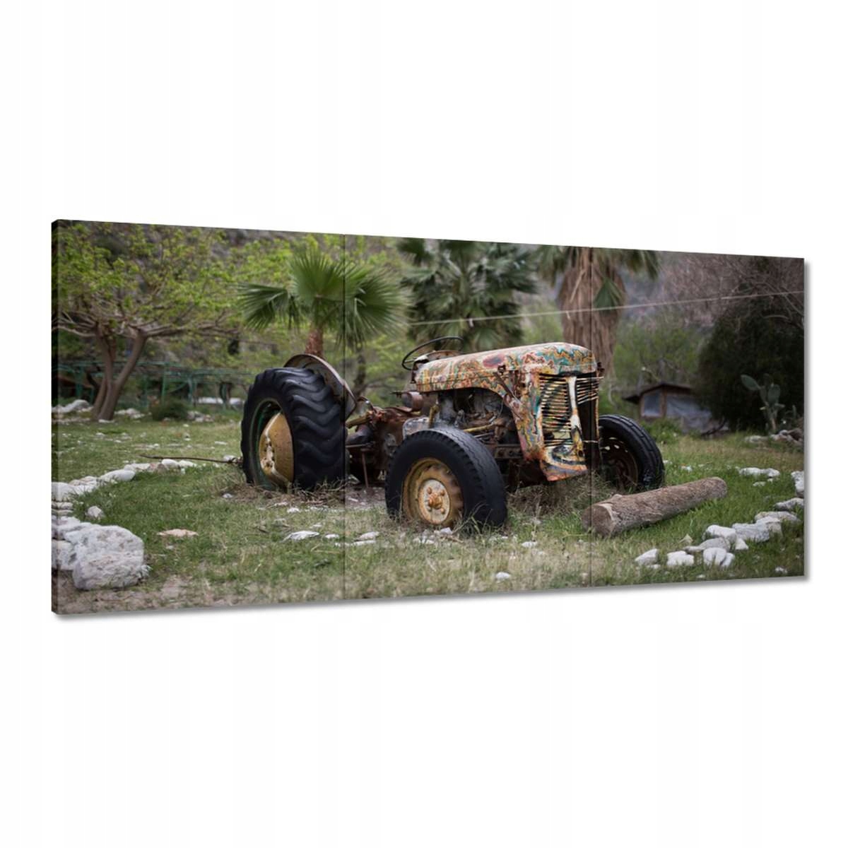 Obrazy 180x90 Starý traktor na poli