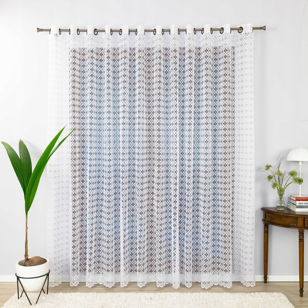 Záclona Na Průchodkách Geometrická Klasika 250x270