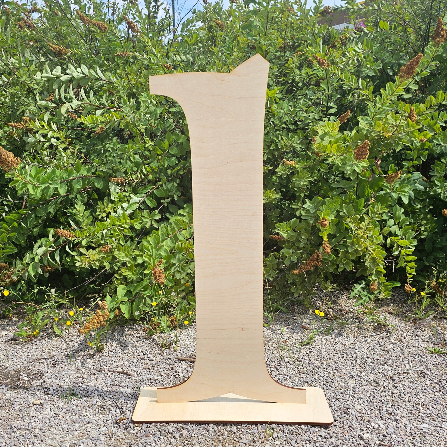 Velké číslo číslice pro umístění narozeninové dekorace číslo s podstavcem