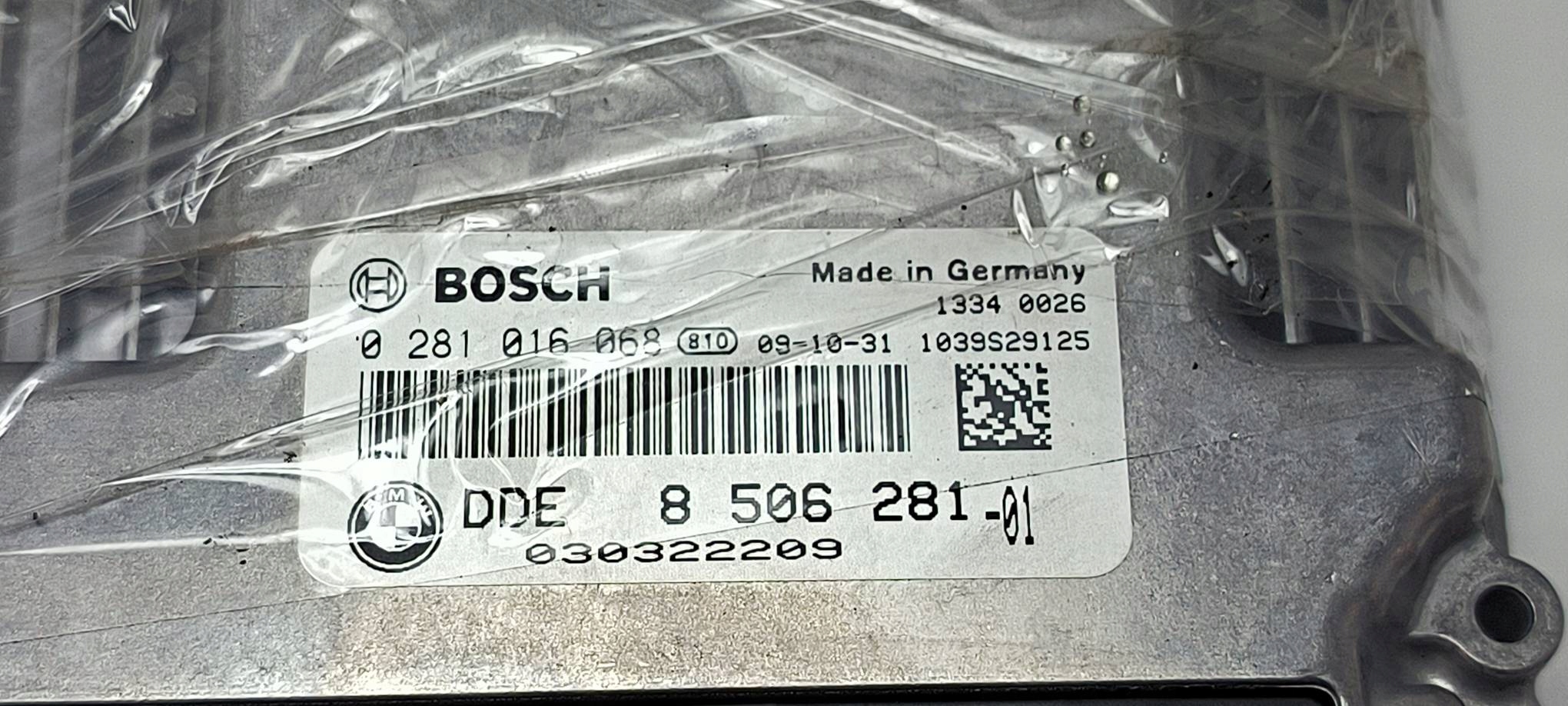 Computer DES MOTORS ECU 8506281 2.0 D BMW E87 116D LIFT