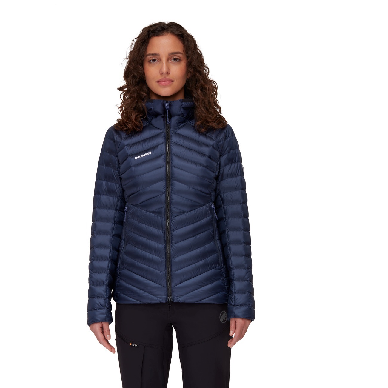 Mammut Kurtka puchowa Damska Broad Peak In Hooded Marine Black S