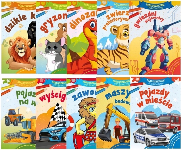 

Pakiet kolorowanka Maluszkowe Malowanie Chłopiec X