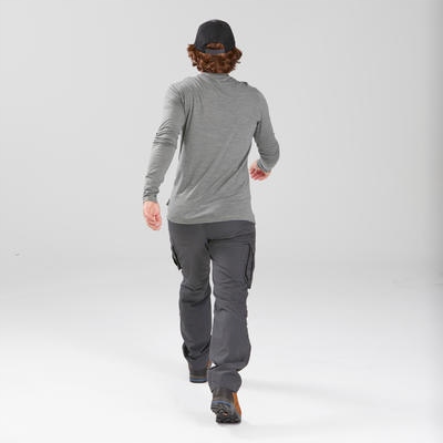 Spodnie trekkingowe męskie Forclaz Travel 100 Kolor wielokolorowy