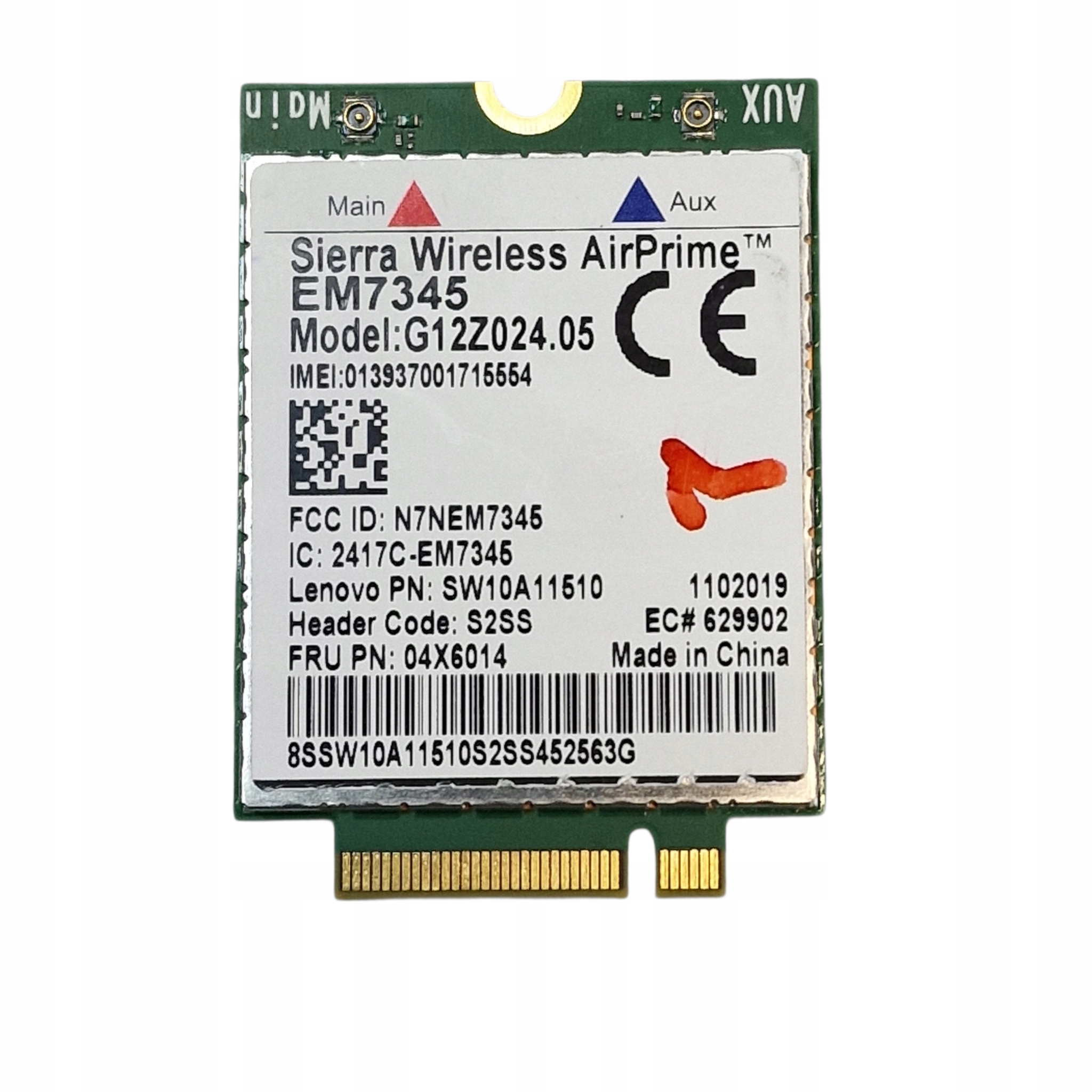 Модем Sierra EM7345 Lenovo 04X6014 LTE Wireless