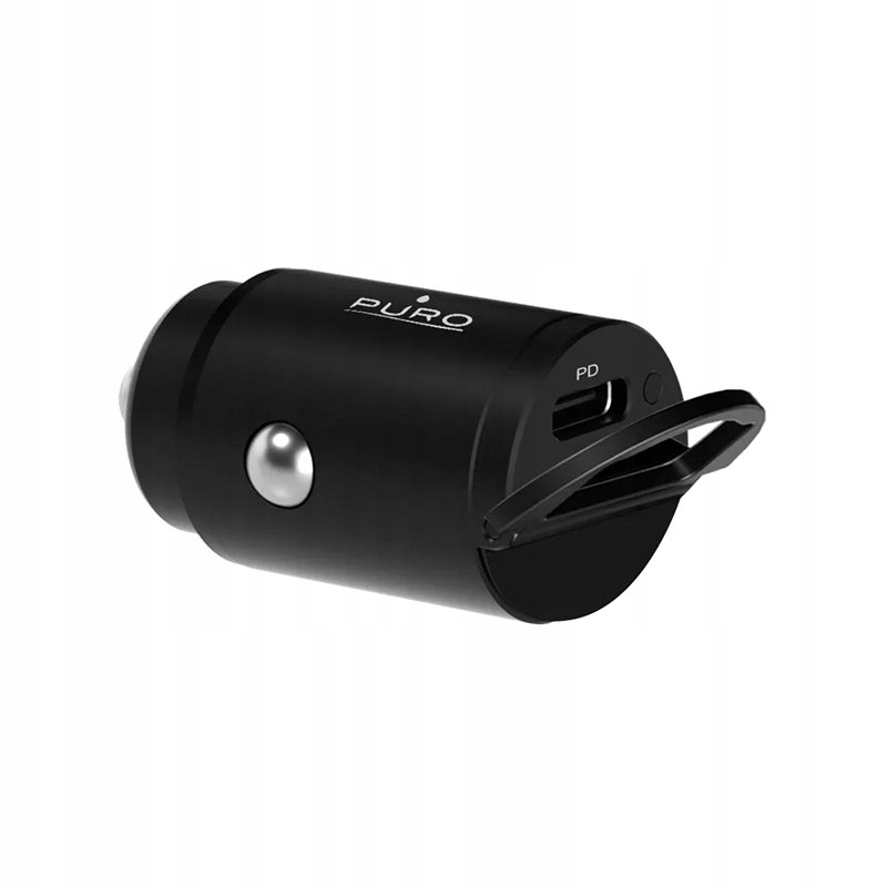 Ładowarka samochodowa Puro Mini 20W Usb- C czarna Puro Elektrik
