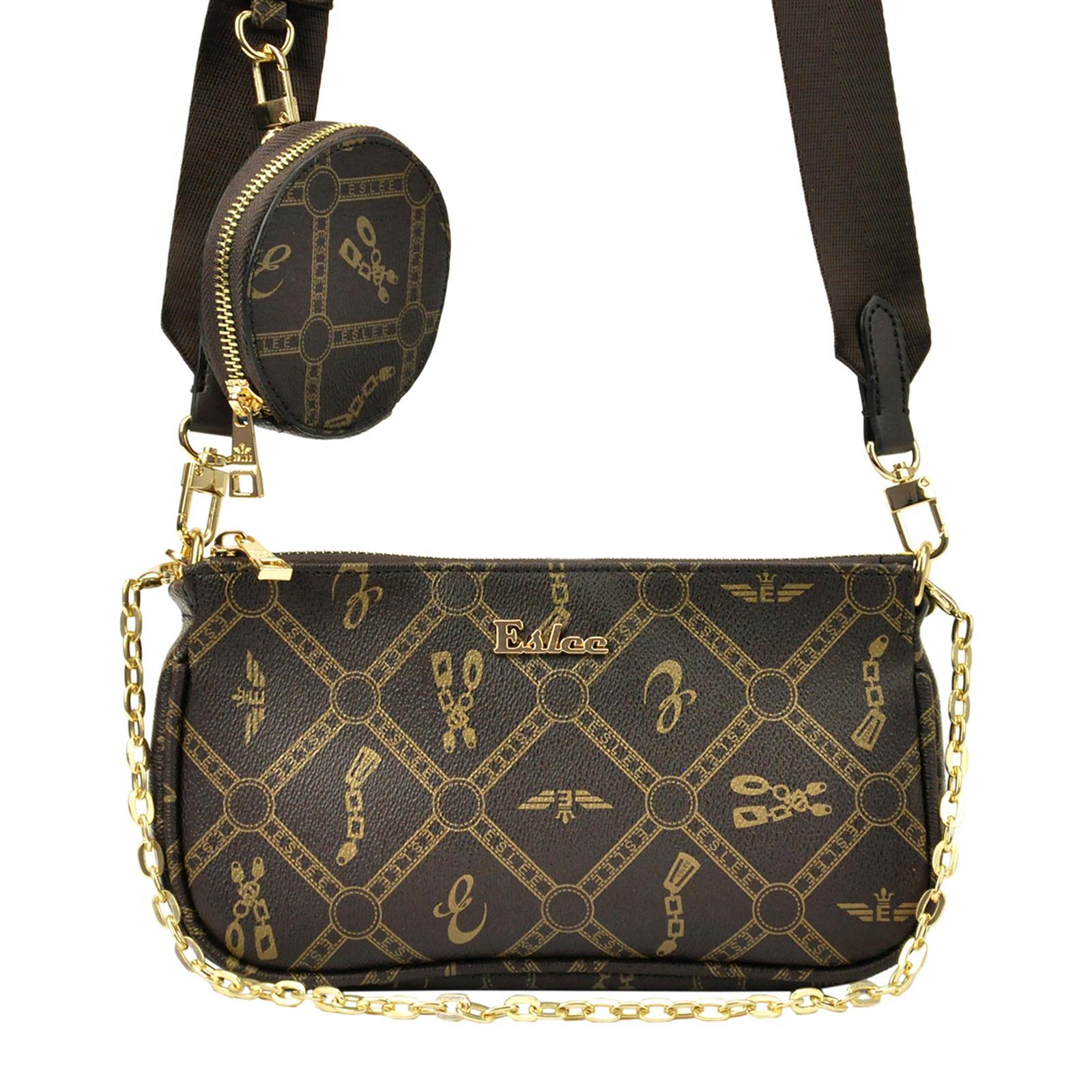 

Mała Torebka Przewieszka Na Ramię Eko coffee