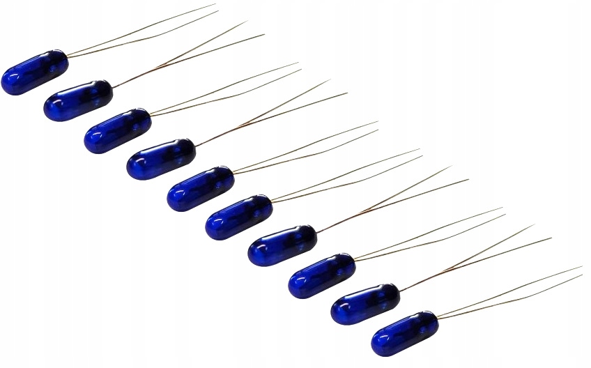 

Żarówka miniaturowa Niebieska 4mm 12V 100mA