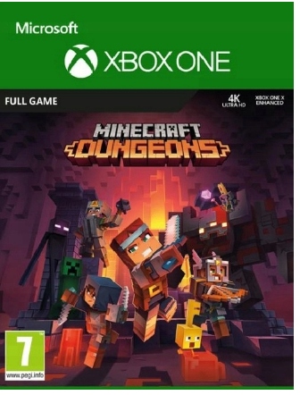 Minecraft Dungeons Klucz Xbox One/series Pl +bonus
