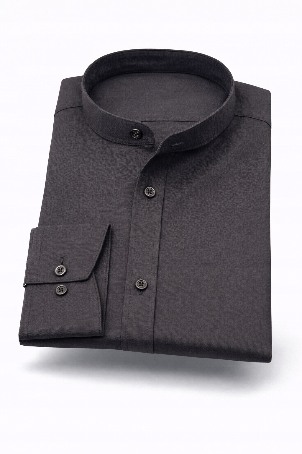 Pánská košile Viadi Polo Čokoládová Regular dl. rukáv Stojka vel. 3XL Oxford