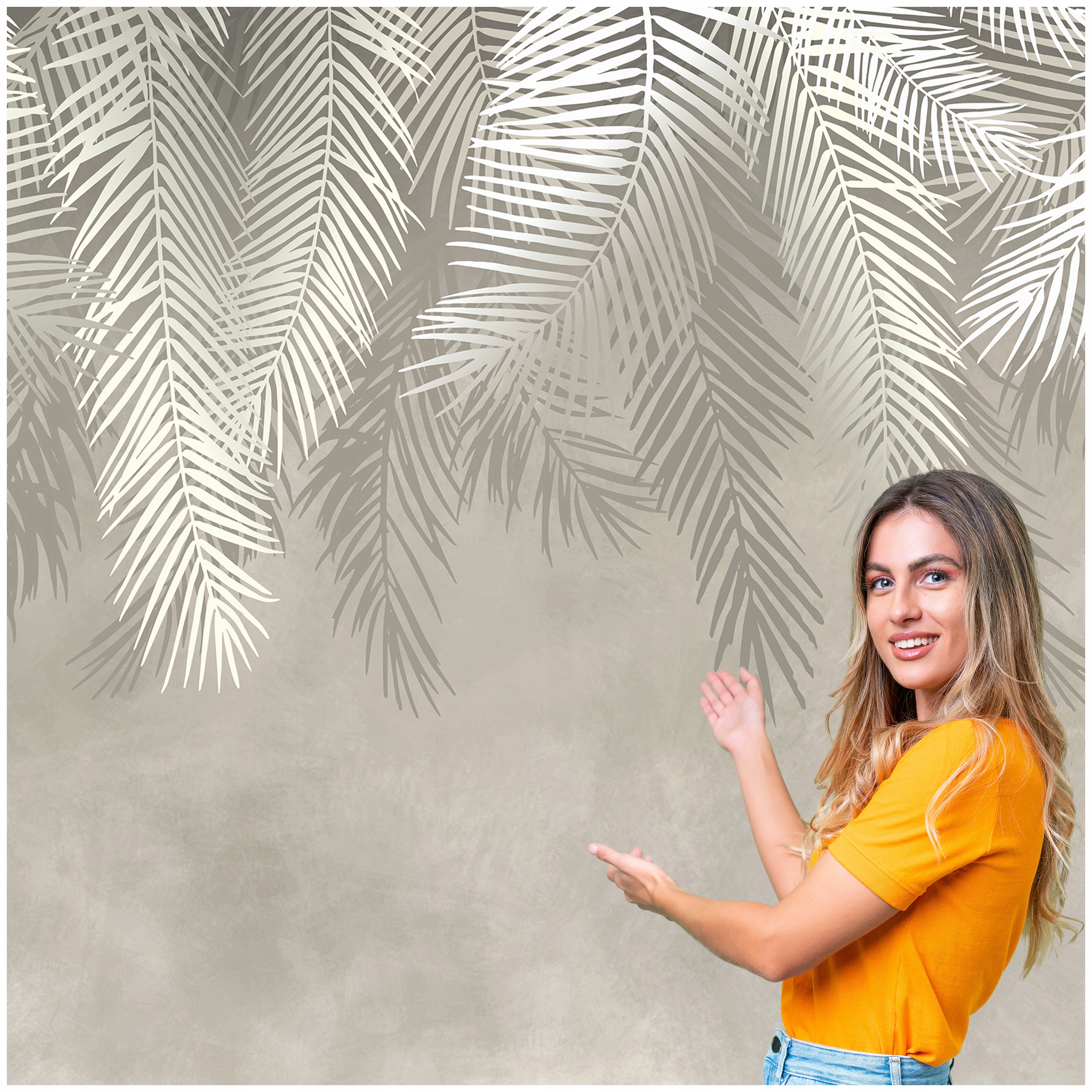 Fototapeta Závesné Listy Palmy 294x260 03 F