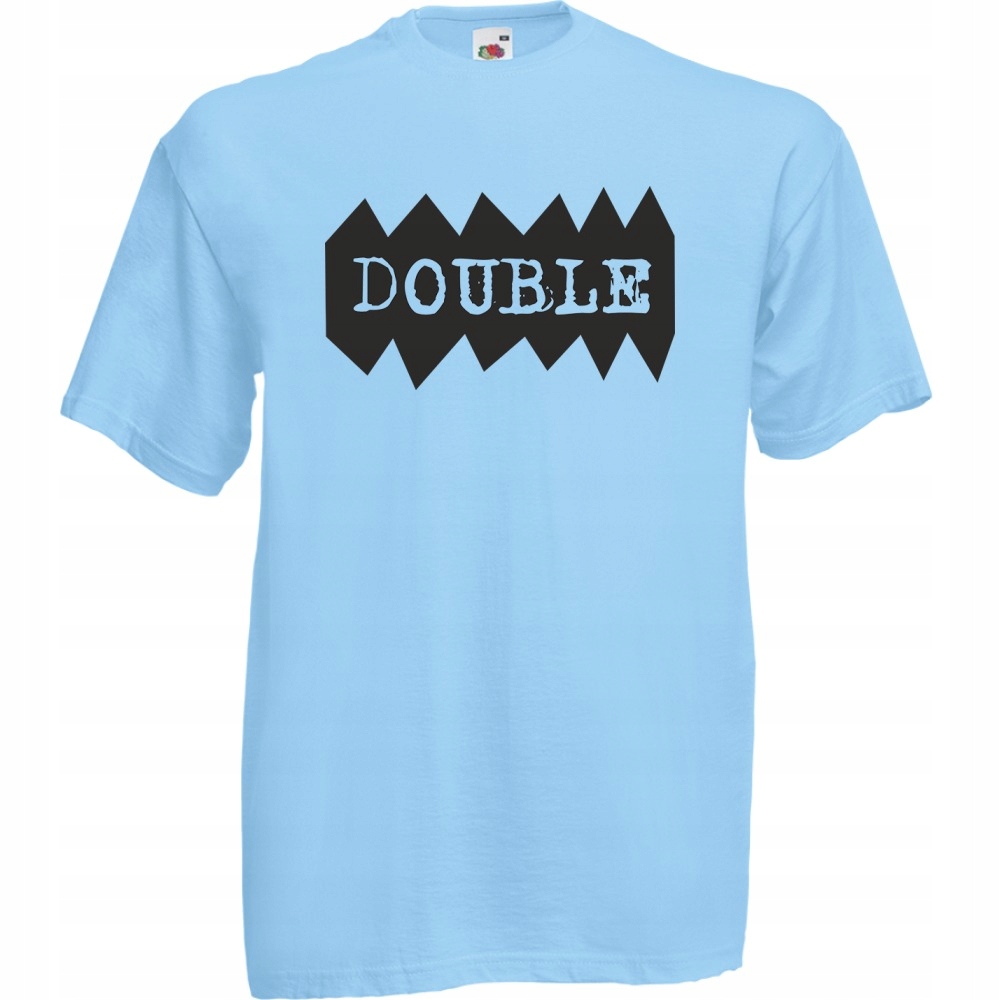 

Koszulka double trouble dla par 1 L błękitna