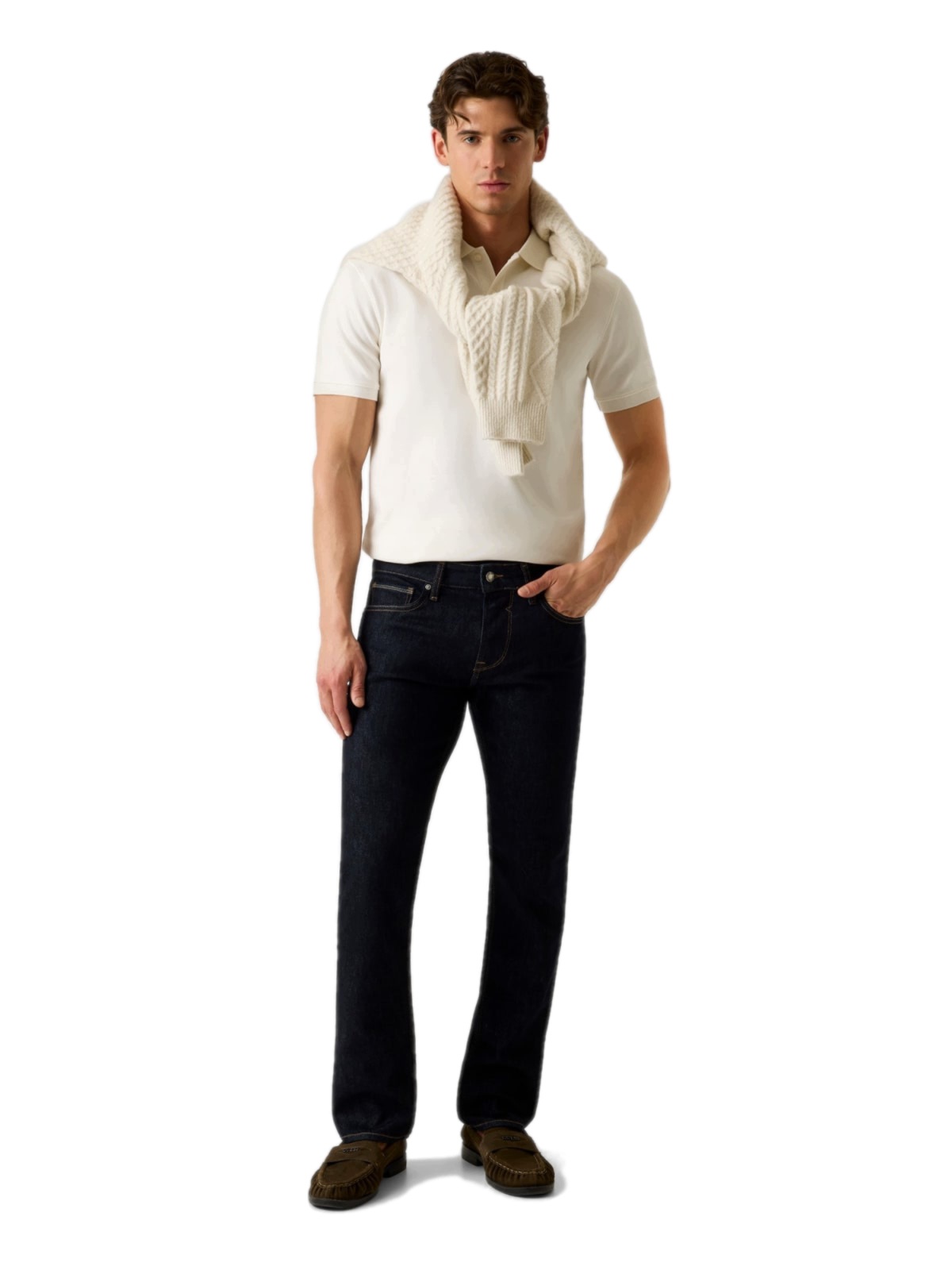Guess pánské džínové kalhoty džínové modré volné casual 30/32