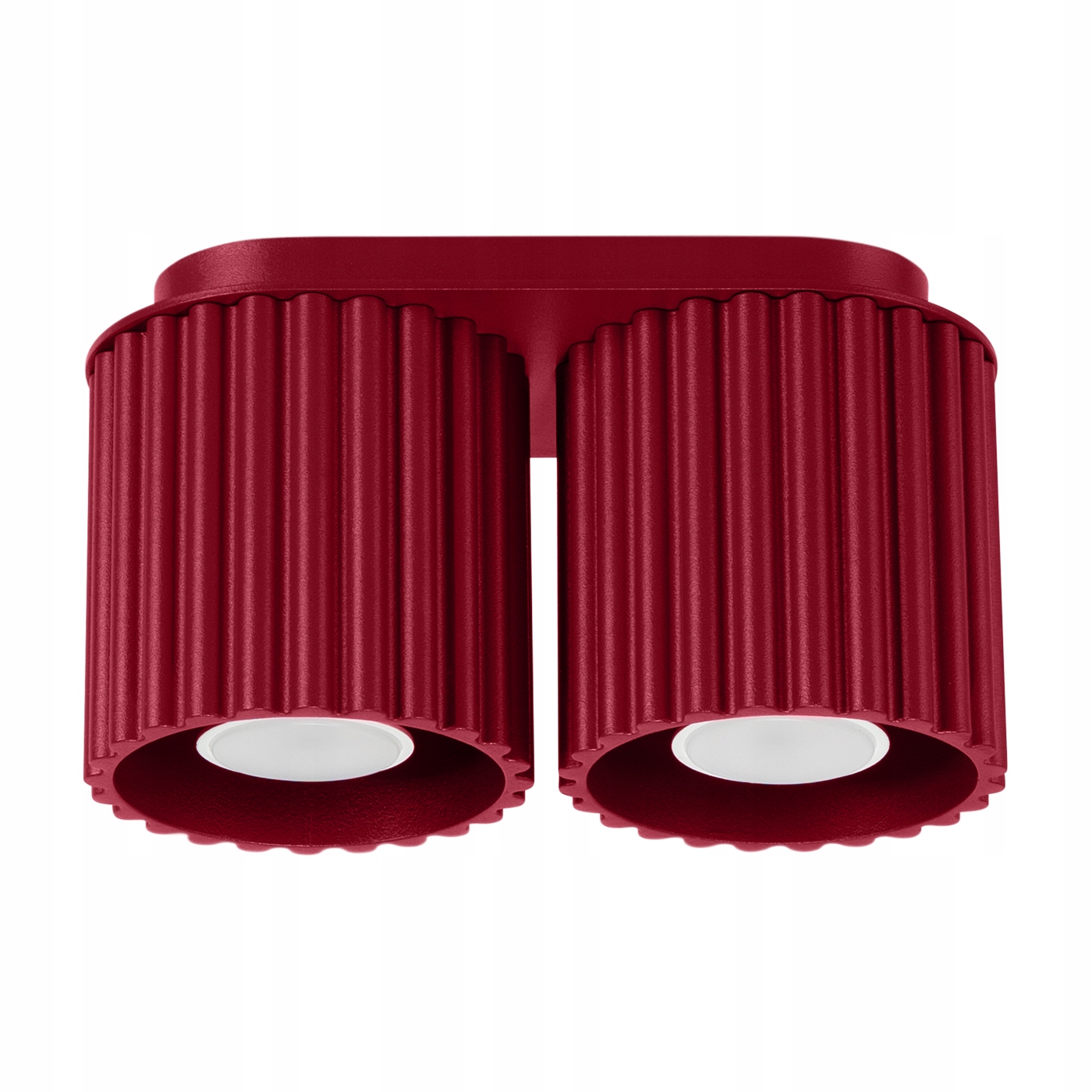 Moderná stropná lampa burgundská 2xGU10 10W Aura by Sollux Lighting