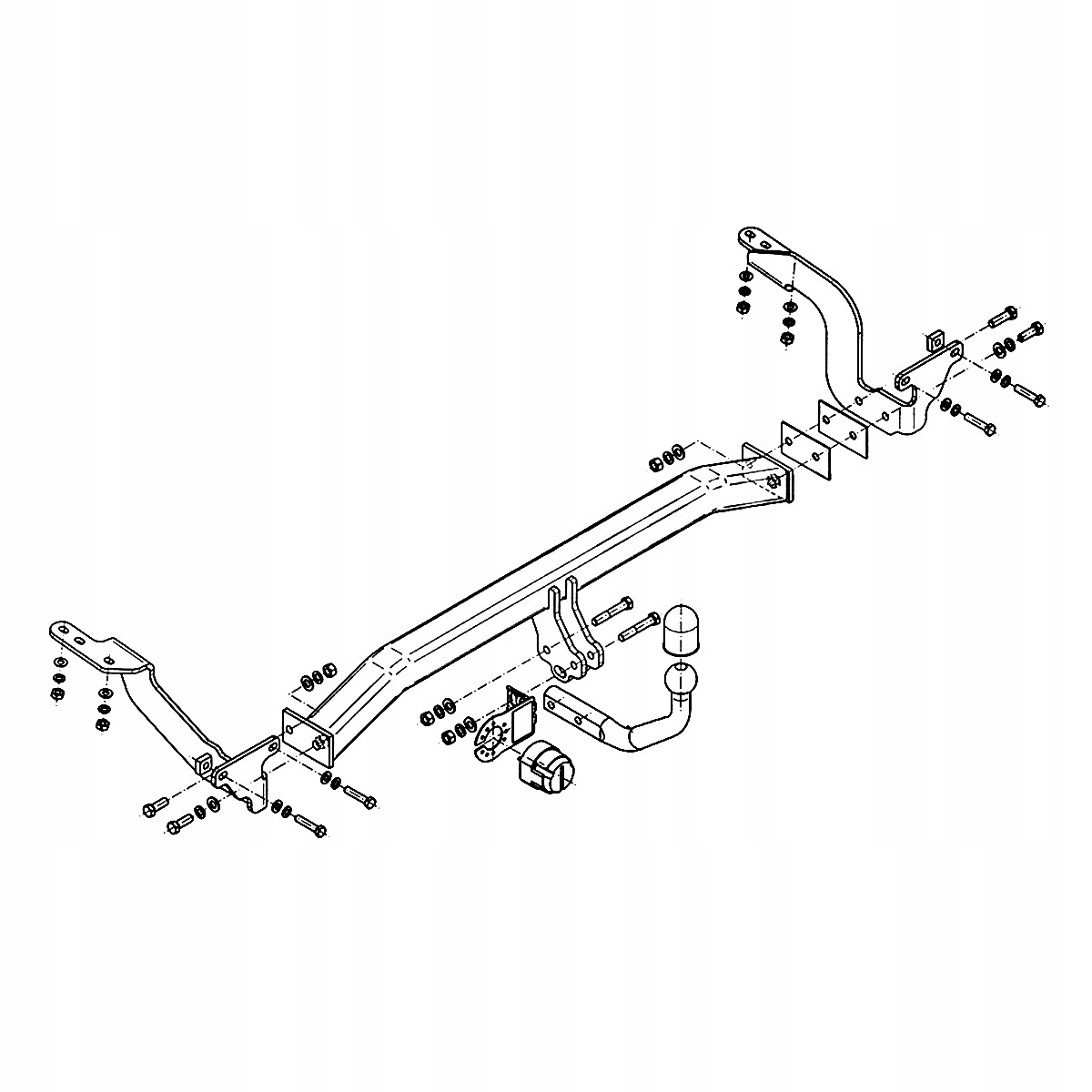 Hak holowniczy Peugeot 5008 I 1 Minivan 09-17 MODUŁ WIĄZKA 13 PIN GRATIS Producent Steinhof