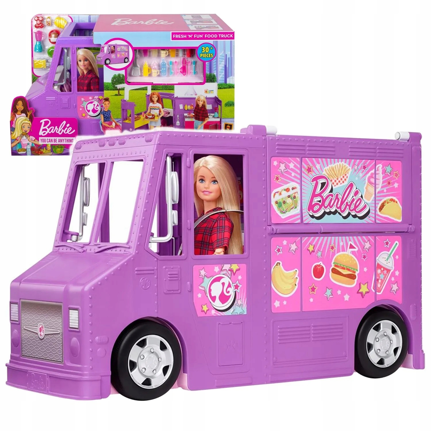 

Barbie GMW07 Food Truck Furgonetka z jedzeniem