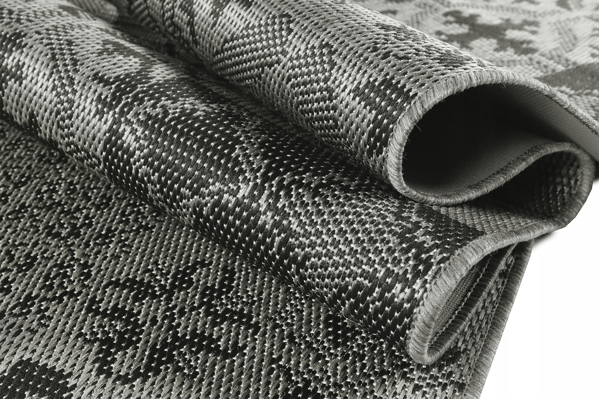 CHODNIK SZNURKOWY 100cm PŁASKO TKANY ALMERIA - ŻEL Materiał polipropylen