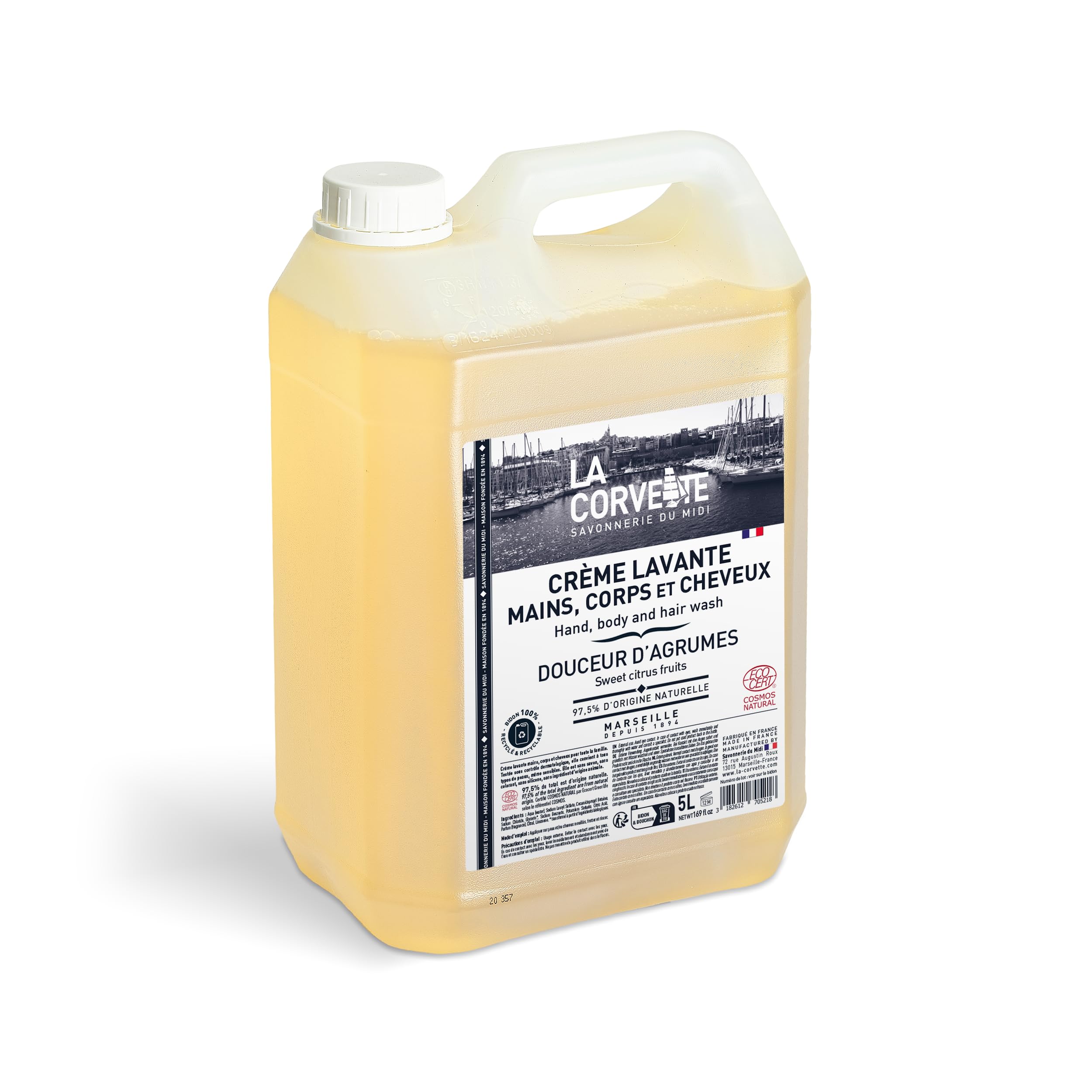 Levně La Corvette Mýdlo 3v1 na ruce a vlasy 5L Ekonomické balení