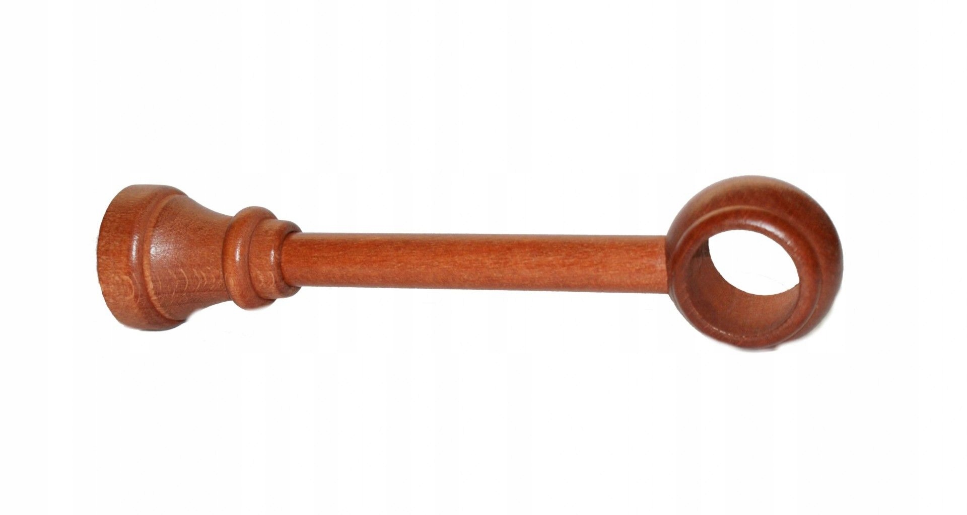 WSPORNIK KARNISZA DREWNIANY 28mm wiśnia pojedynczy