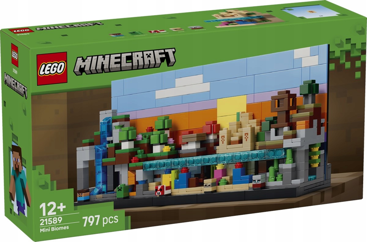 Lego Minecraft Minibiomy Sada Kostek 21589