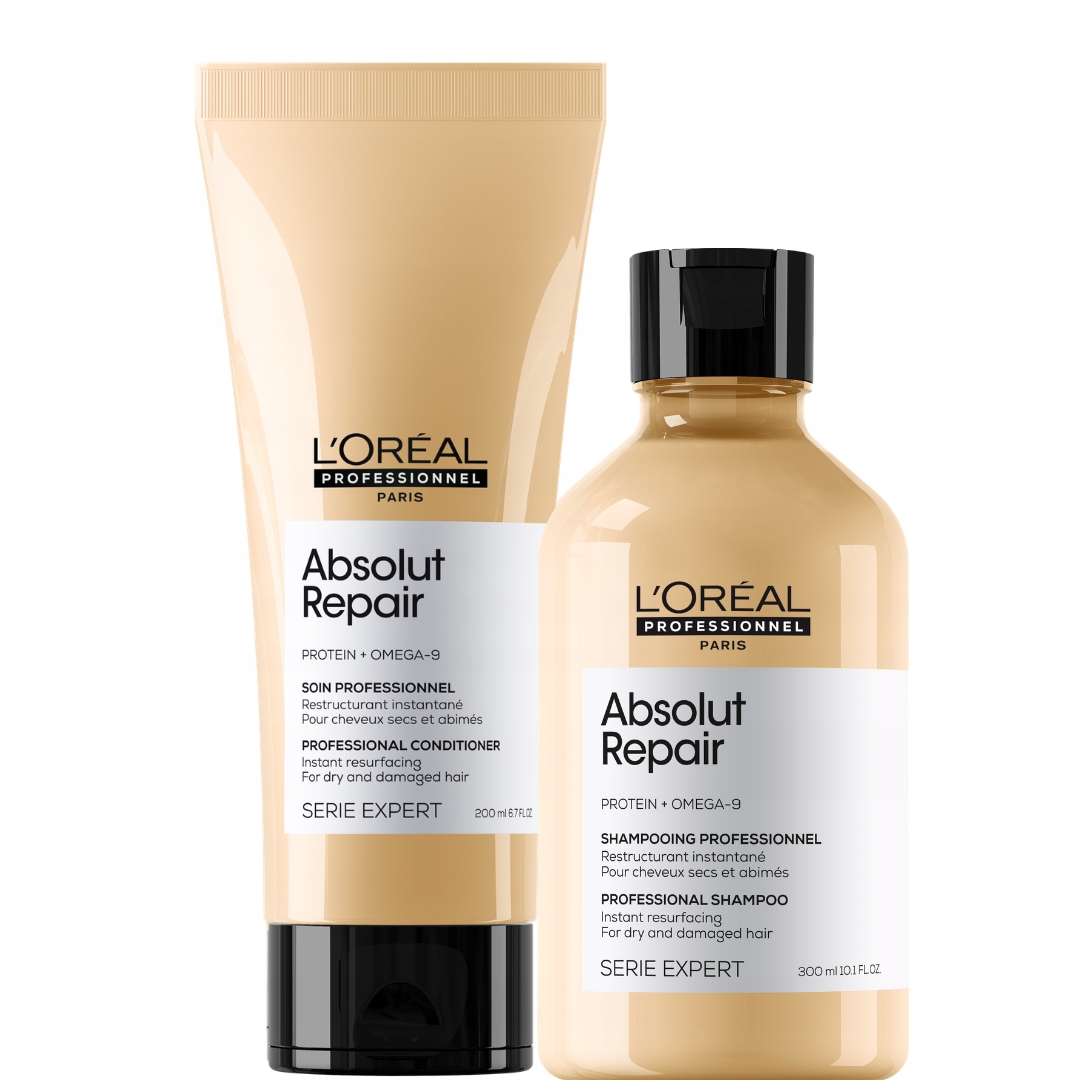 Loreal Professionnel Absolut Repair Szampon 300ml i Odżywka 200ml do Włosów