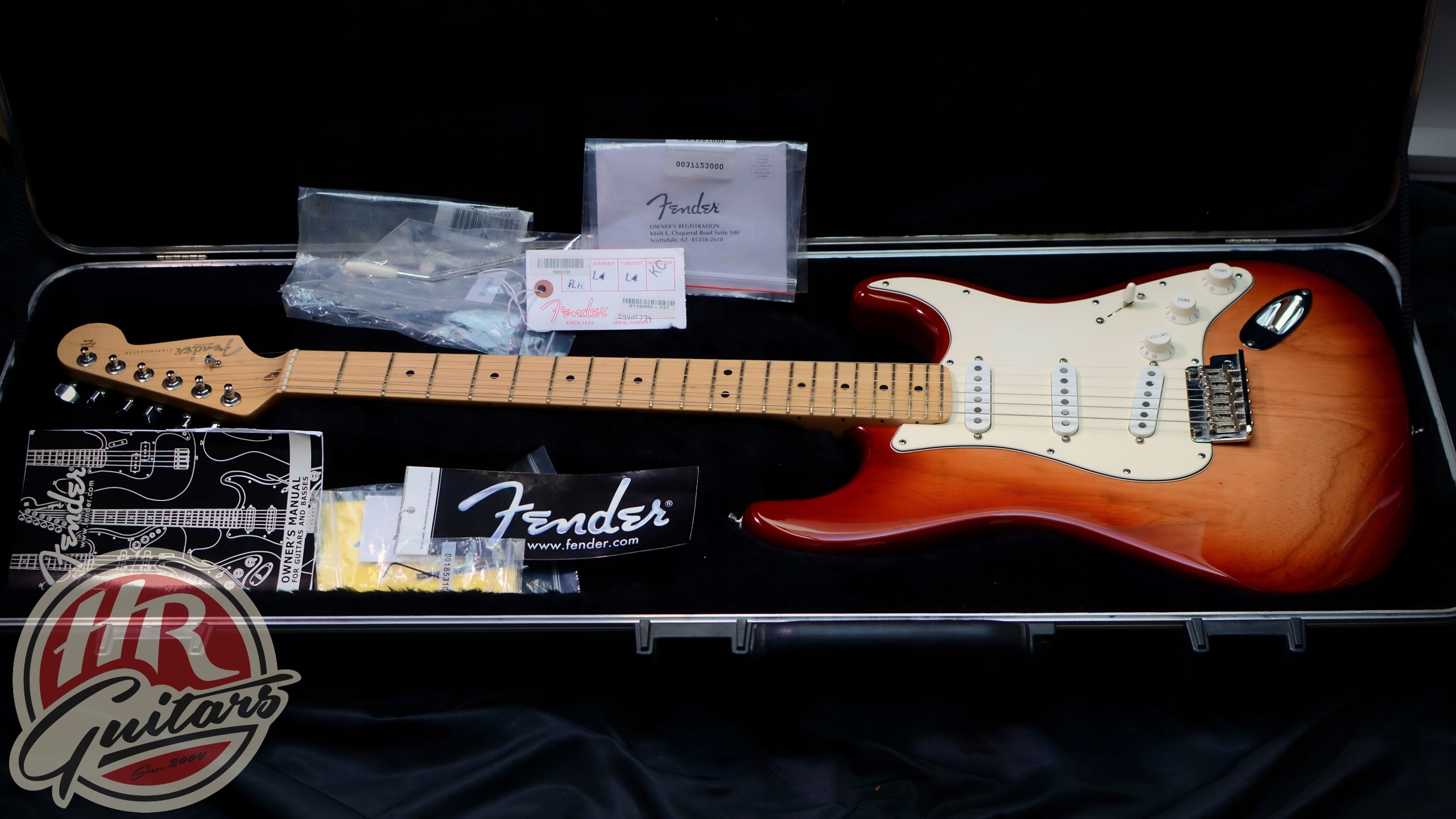 FENDER AMERICAN STANDARD Stratocaster ASH SSS z 2009 roku, Bare Knuckle Kod producenta FENDER AMERICAN STANDARD Stratocaster ASH SSS