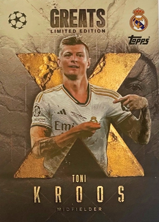 Topps Match Attax Extra 2025 2026 Greats Limited Edition Kroos Real Le Xg 3