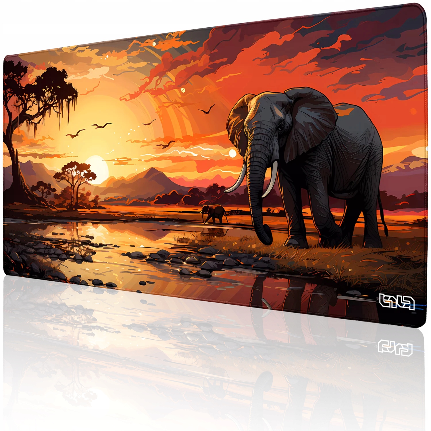 Podložka Pod Klávesnici Safari 100x50 Tilt XL Pro hráče Voděodolná