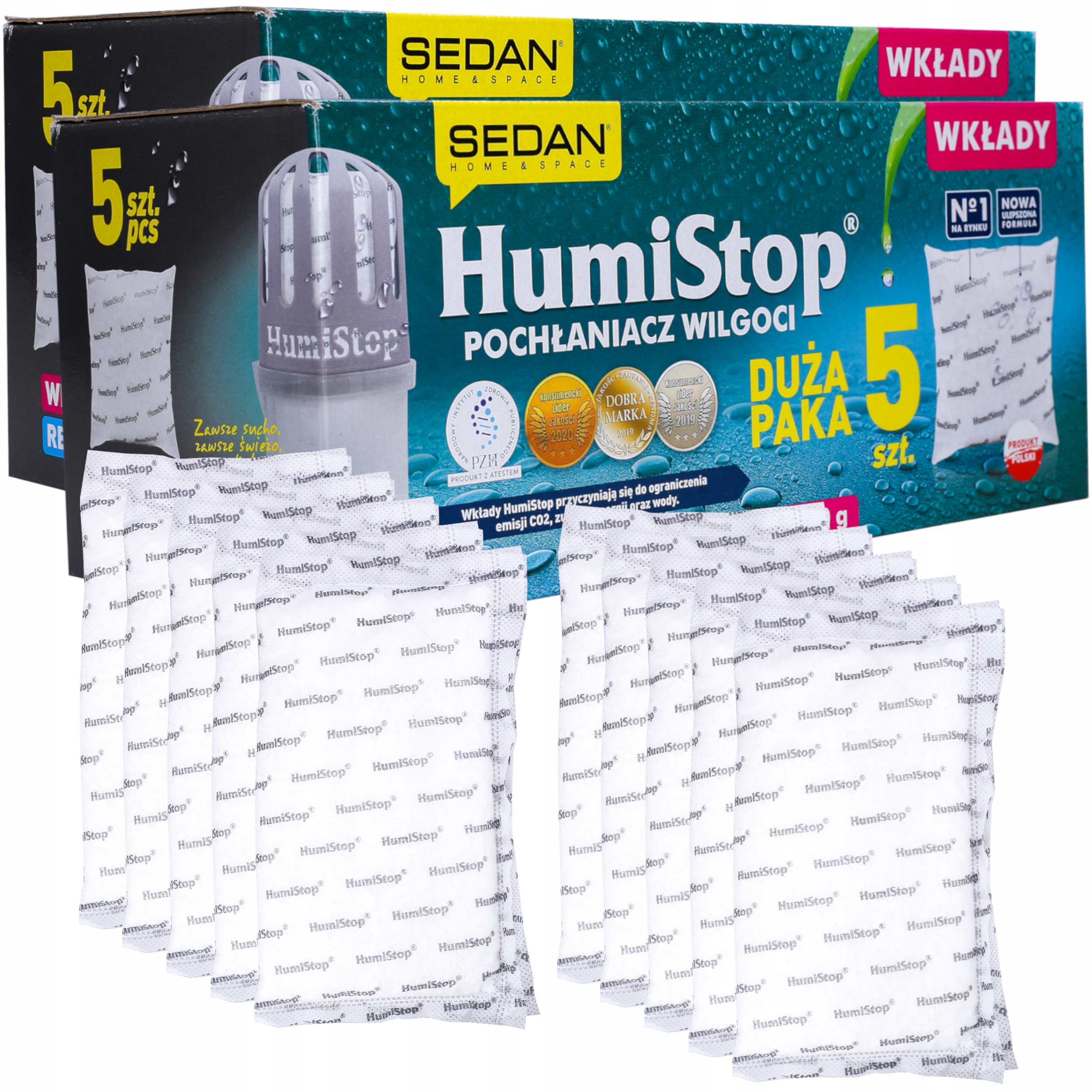 

Humistop wkłady do Pochłaniacza Wilgoci x10 szt