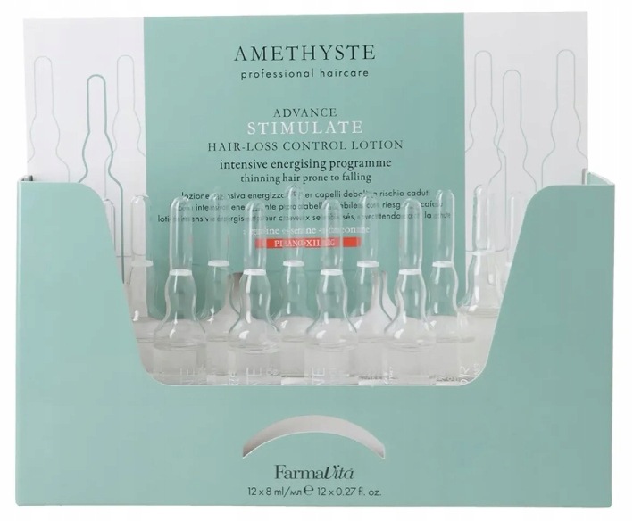Lotion w ampułkach Farmavita Amethyste Advance Stimulate 8 ml x 12 szt