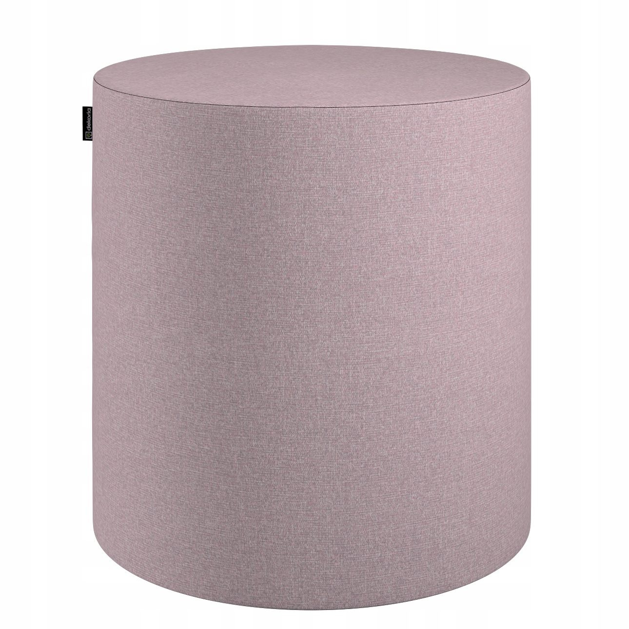 Puf Barrel ø40, výška 40 cm, pastelově růžová barva