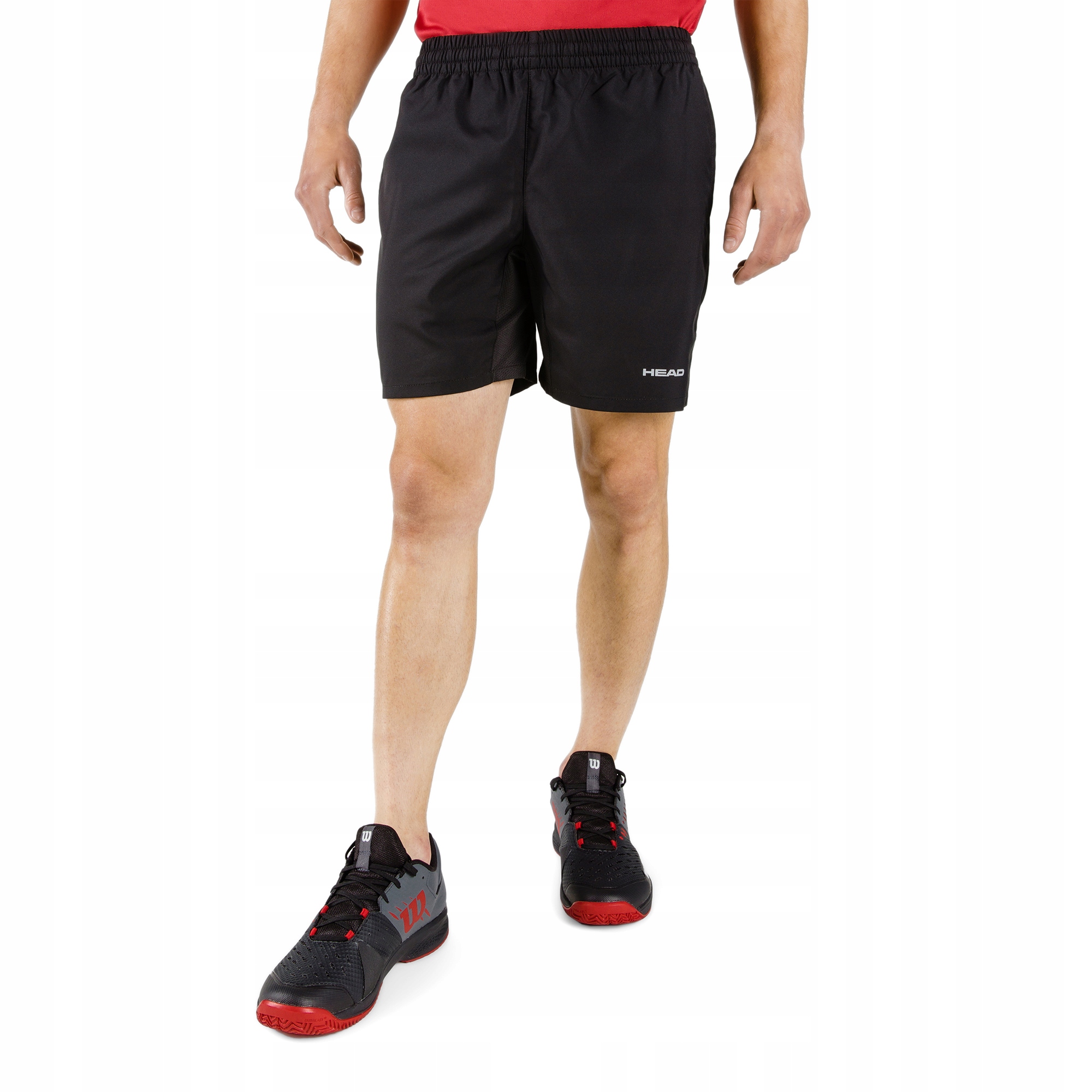 Spodenki tenisowe męskie HEAD Club czarne 811379 XL