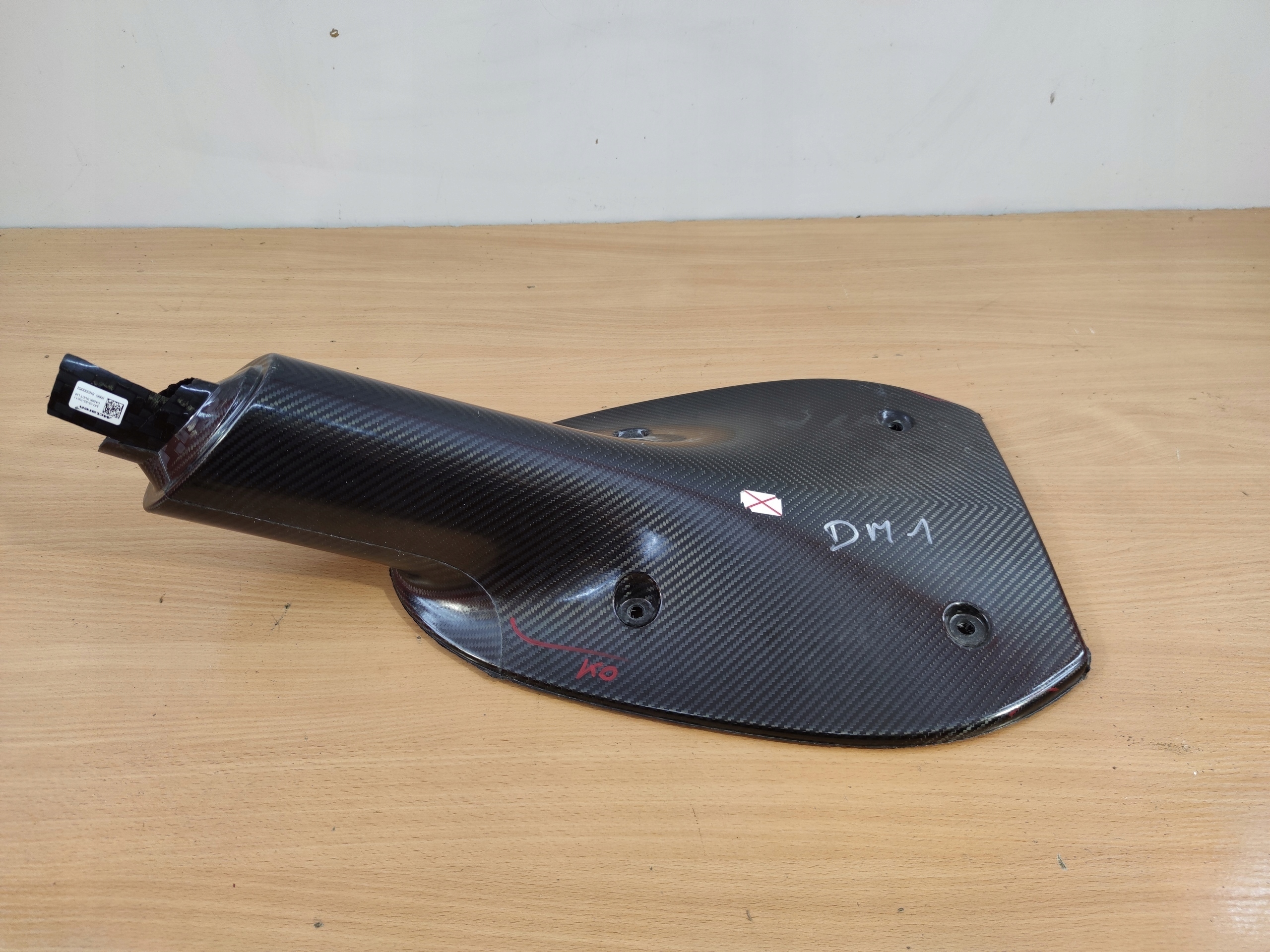 MCLAREN intake air drain TUNEL cover CARBON