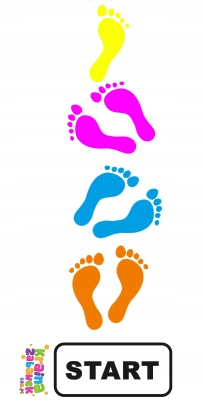 

Mata Gra Animacyjna Skaczące Stópki 50x200cm