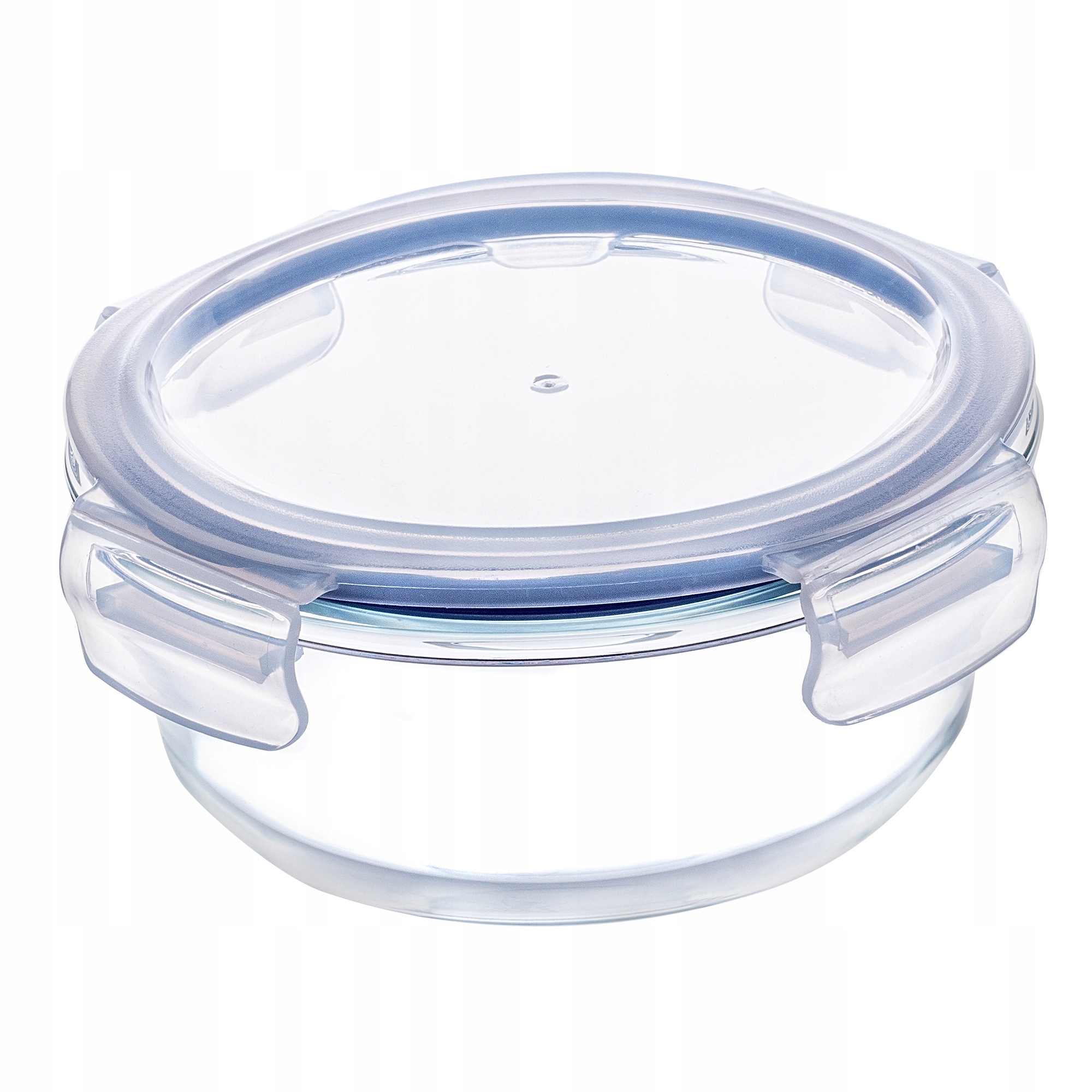 ZESTAW POJEMNIKÓW NA ŻYWNOŚĆ SZKLANE POKRYWKĄ PUDEŁKO BOX OKRĄGŁE 3szt Linia szklane pojemniki na żywność