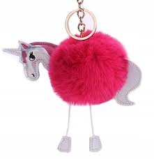 

Z5461-BRELOK Jednorożec Unicorn Pompon Do Torebki