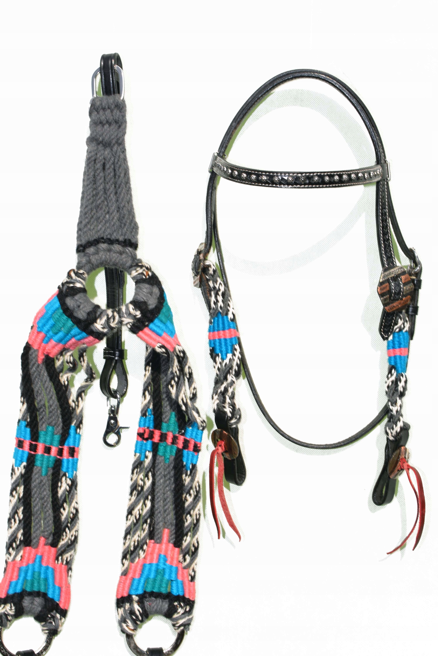 Ogłowie Western Z Usa+ Napierśnik Roz. Full /cob