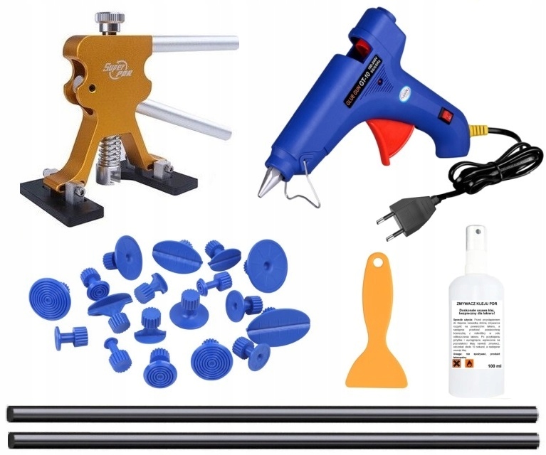 Sada pro odstraňování vytahování promáčklin Pdr, oprava bez lakování