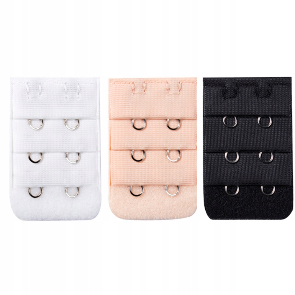 PRZEDŁUŻKA ZAPIĘCIA DO BIUSTONOSZY STANIKA 3 SZT Kolor dodatkowy czarny