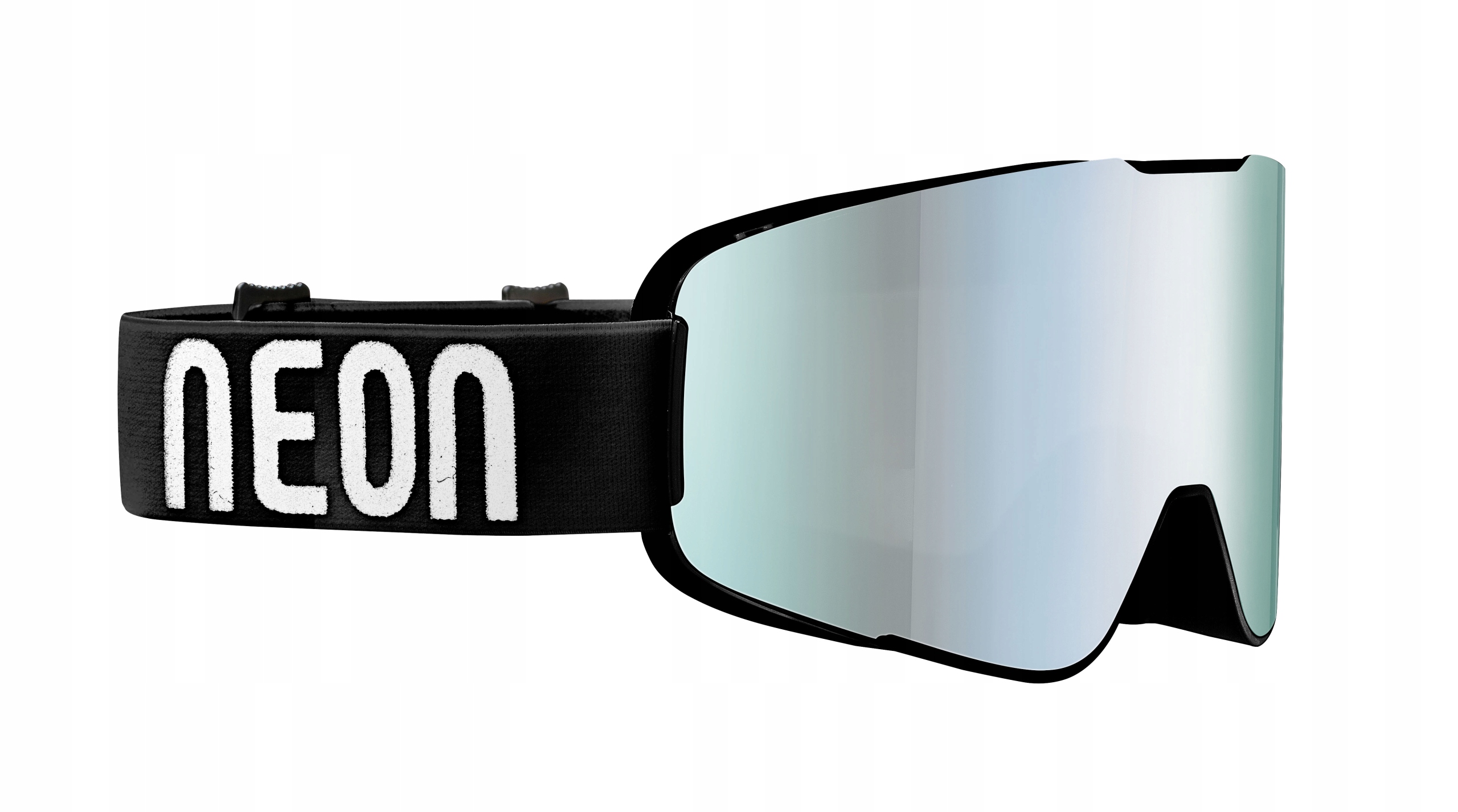 Lyžařské Brýle Neon Hype Black White Mirror Acciaio CAT3