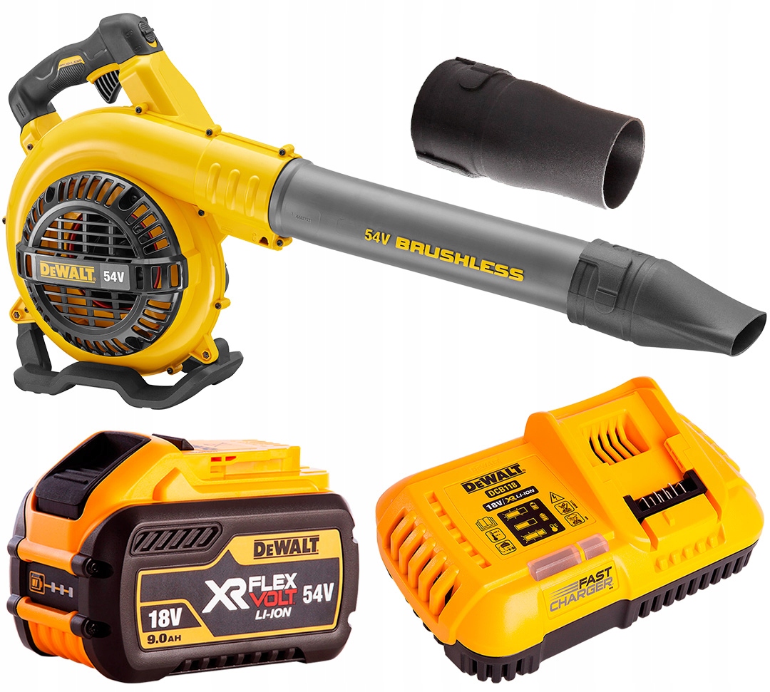 

Dmuchawa akumulatorowa 54V 1x9Ah DeWALT DCM572X1