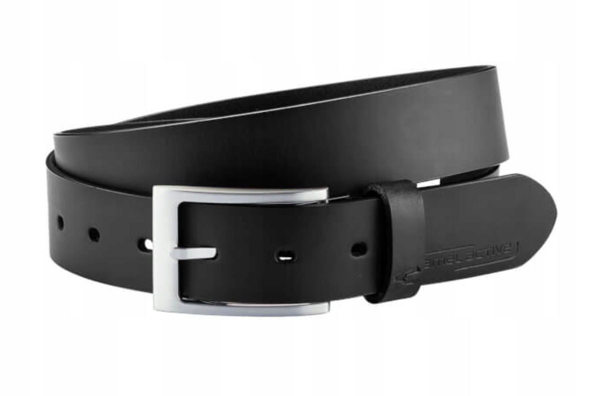kožený opasek Camel Active 355 115 60 černý