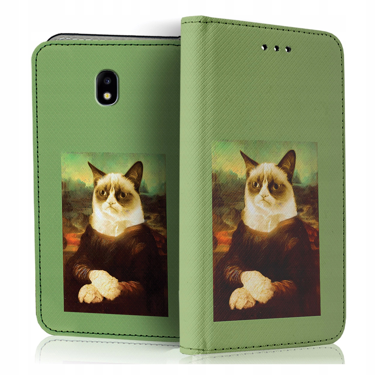 Etui Z Klapką Na Telefon Samsung Galaxy J7 2017 Case Pokrowiec Szkiełko