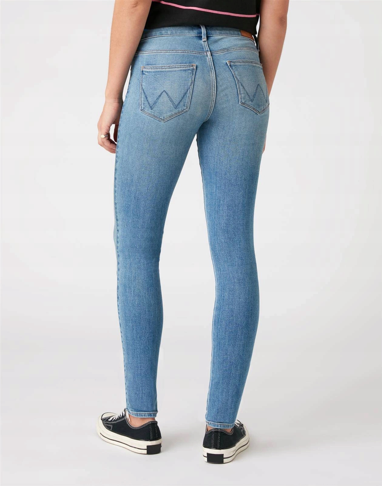 Dámské úzké nohavice džíny Wrangler Skinny Sweet Vintage W28KZM29B 28/32
