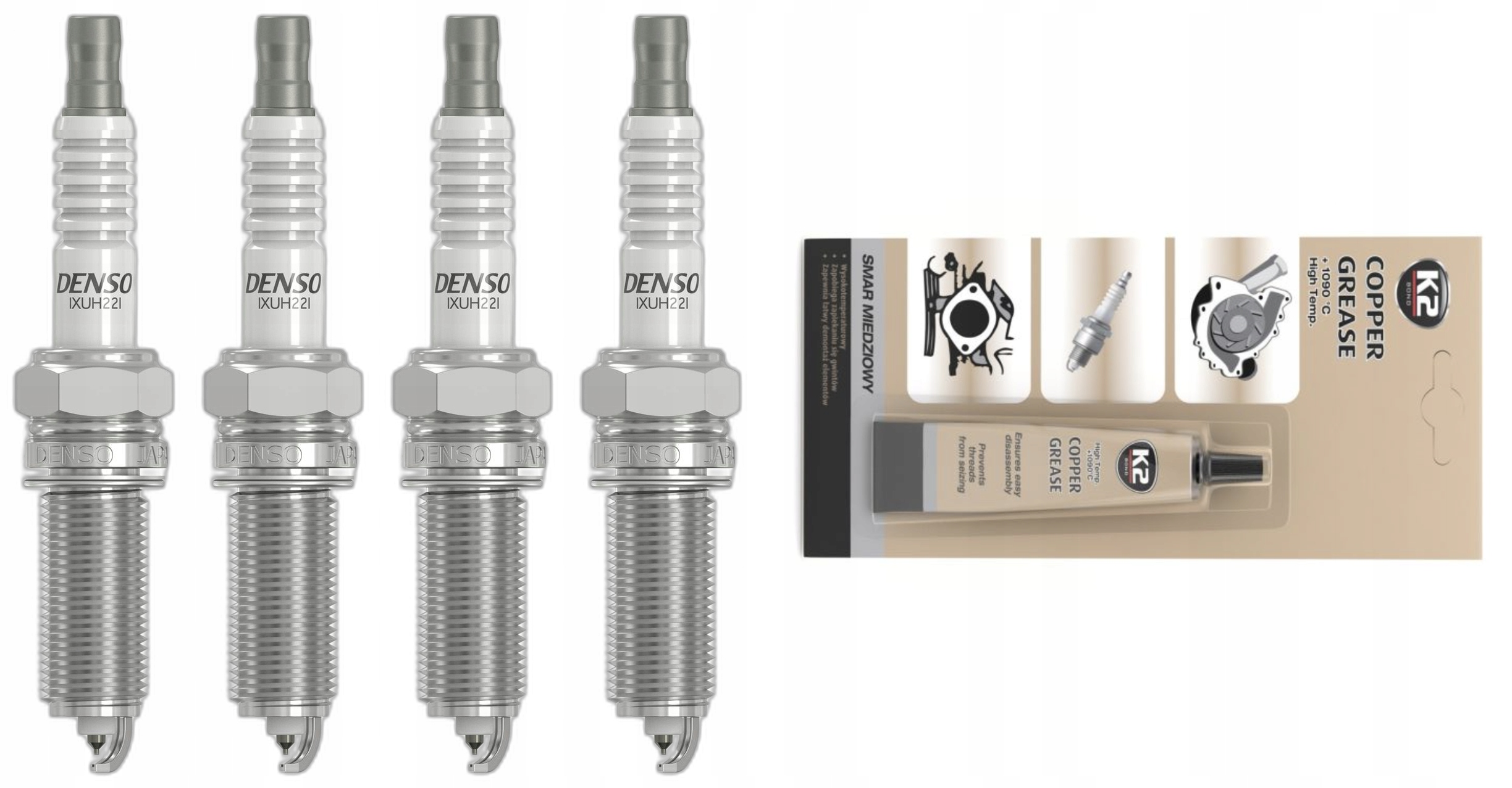 DENSO IXUH22I ŚWIECA ZAPŁONOWA + smar