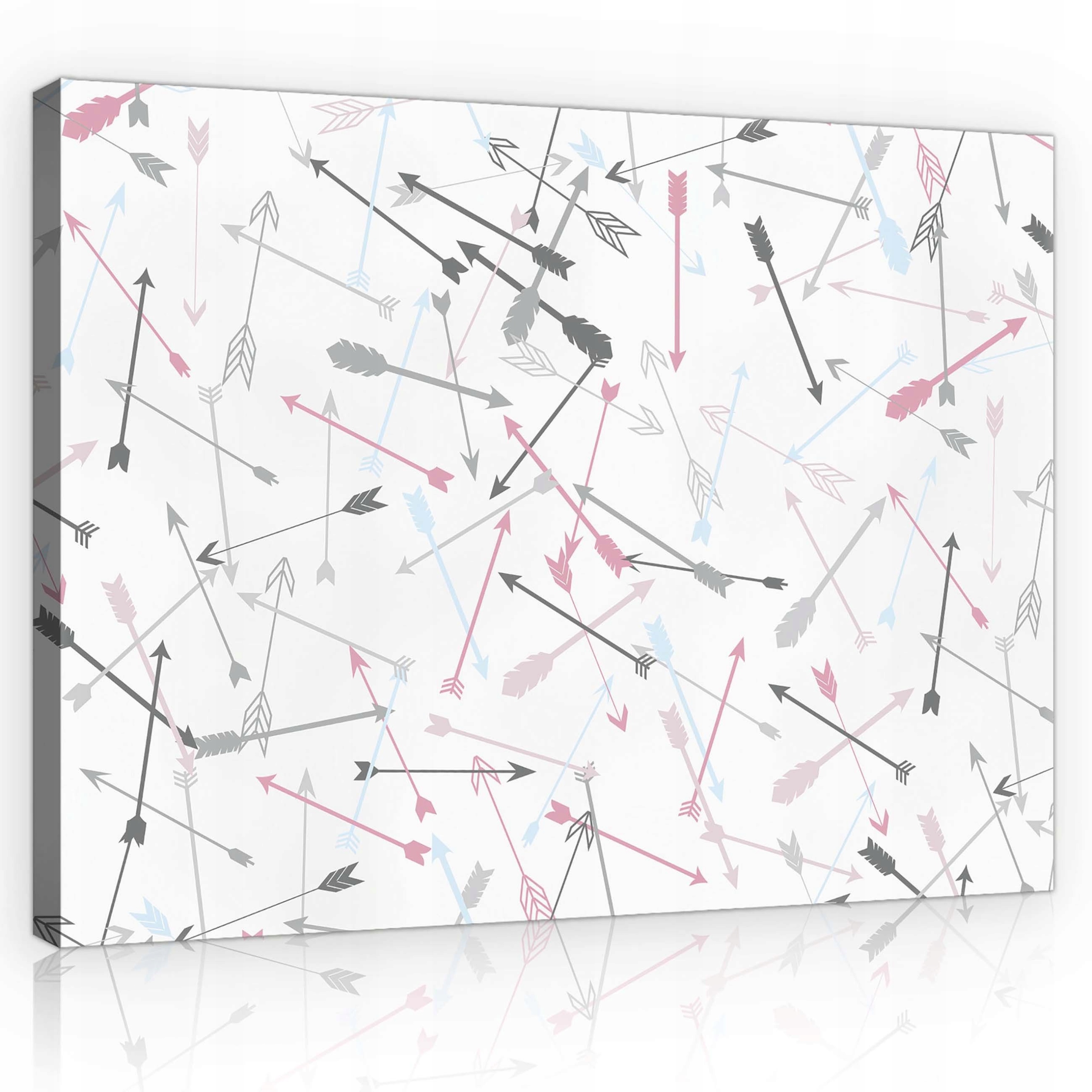 Obraz 100x75 Šípy vzor rozptýlený moderní minimalismus pastely dynamika